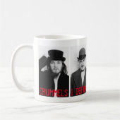 顔写真のマグ コーヒーマグカップ (左)