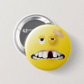 顔写真の顔 缶バッジ (正面&裏面)