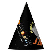 顔写真宇宙飛行士パーティー帽 パーティーハット (左)