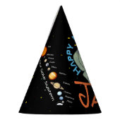 顔写真宇宙飛行士パーティー帽 パーティーハット (左)