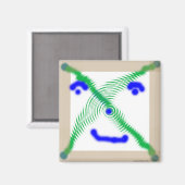 顔十一磁石 マグネット (正面/裏面)