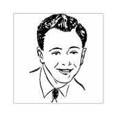 顔印は君の似顔絵だ ラバースタンプ (インプリント)