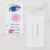 顔名刺 予約カード (正面/裏面)