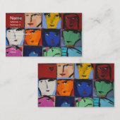 顔名刺 名刺 (正面/裏面)