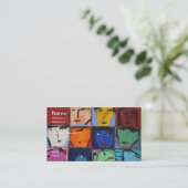 顔名刺 名刺 (スタンド正面)