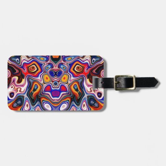 顔図形3 ラゲッジタグ (正面横)