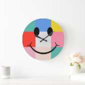 顔壁時計 ラージ壁時計 (ホーム)