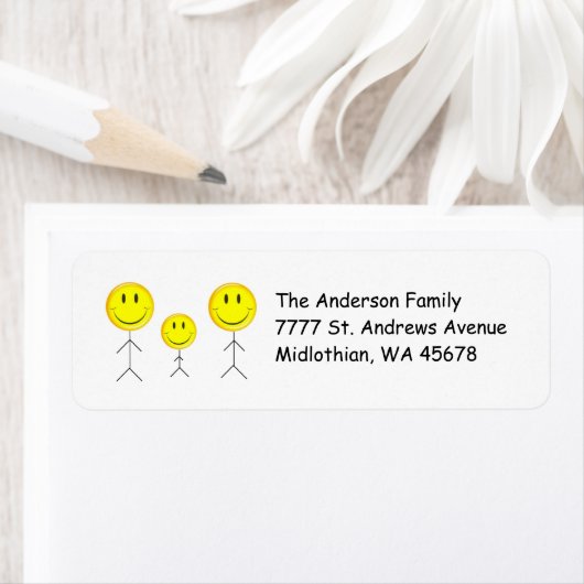 顔差出人住所ラベル ラベル (インサイチュ)