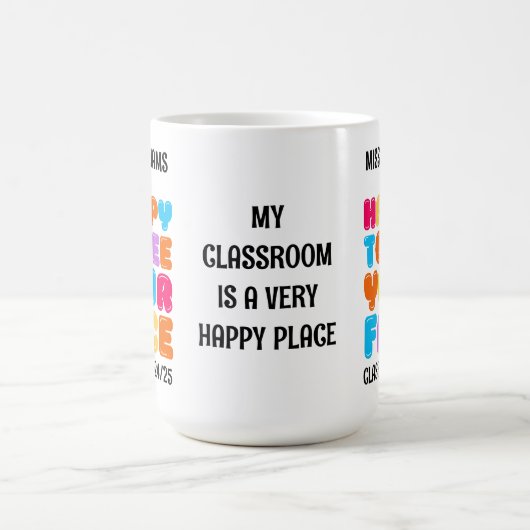 顔幼稚園先生 コーヒーマグカップ (中央)