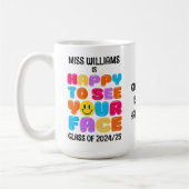 顔幼稚園先生 コーヒーマグカップ (左)