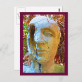 顔彫刻 ポストカード (正面/裏面)