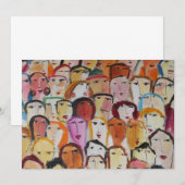 顔招待状 招待状 (正面/裏面)