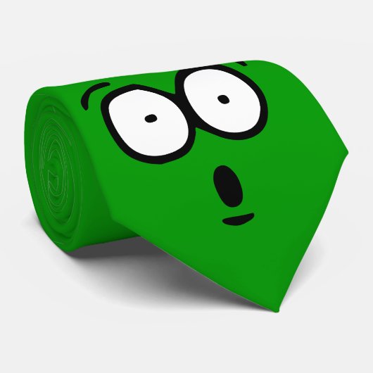 顔文字のカスタマイズ可能な背景のタイ ネクタイ (ロール)