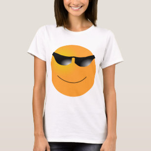 顔文字のサングラス Tシャツ