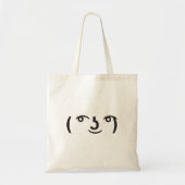 顔文字 ( ͡° ͜ʖ ͡°)  テキスト絵文字 トートバッグ (正面)