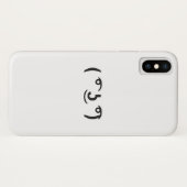 顔文字 ( ͡° ͜ʖ ͡°) テキスト絵文字 Case-Mate iPhoneケース (裏面(横))