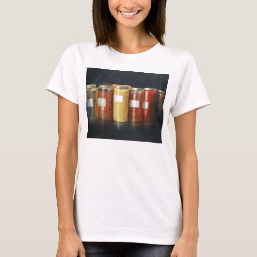 顔料の瓶 Tシャツ (正面)