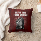 顔洗浄を恐れる クッション (ブランケット)