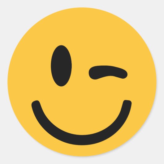 顔点滅 ラウンドシール (正面)