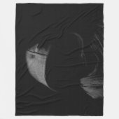 顔無しフード フリースブランケット (正面)