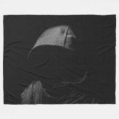 顔無しフード フリースブランケット (正面(横))