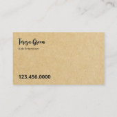 顔画家 名刺 (裏面)