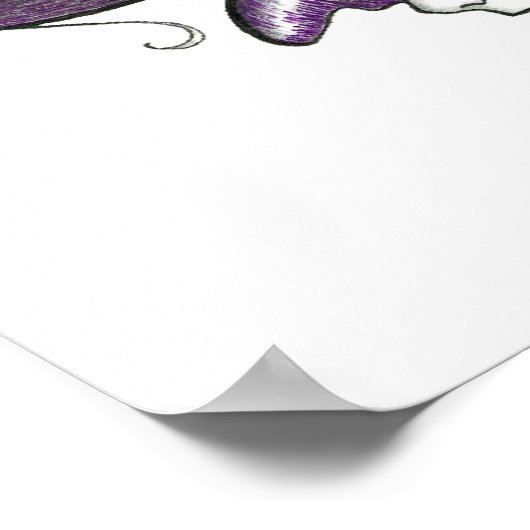 顔紫 ポスター (角)