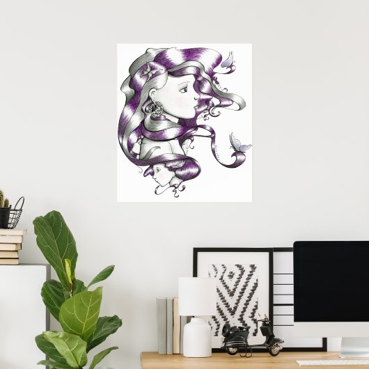 顔紫 ポスター (ホームオフィス)