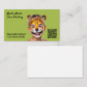 顔絵を描のQR 名刺 (正面/裏面)