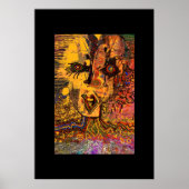 顔絵画の ポスター (正面)