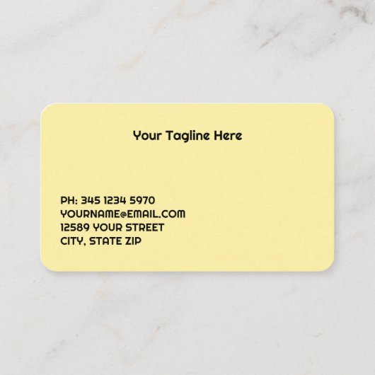 顔絵画の 名刺 (裏面)