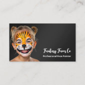 顔絵画の 名刺 (正面)