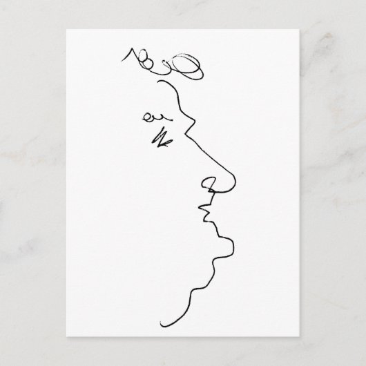 顔線 ポストカード (正面)