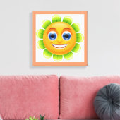 顔花 キャンバスプリント (インサイチュ (リビング))