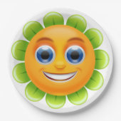 顔花 ペーパープレート (正面)