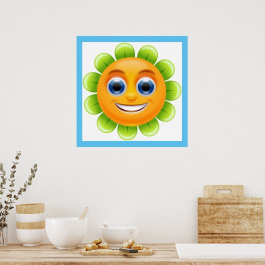 顔花 ポスター (キッチン)