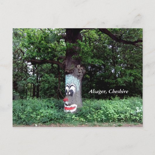 顔葉書つきアルサーガーツリー ポストカード (正面)