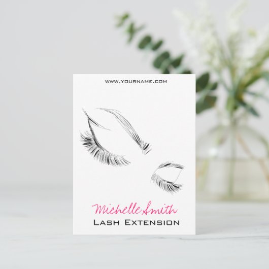 顔長い点滅の拡張 ポストカード (スタンド正面)