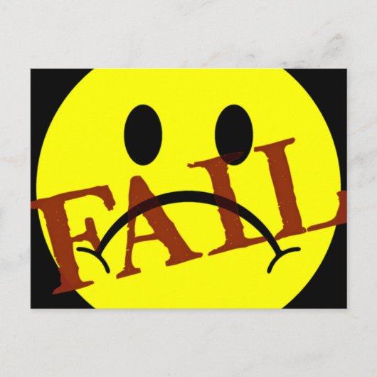 顔障害 ポストカード (正面)