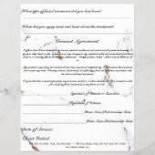 顔面トリートメント同意書 マーブルパート2b チラシ (裏面)