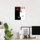顔面プリント ポスター (ホームオフィス)