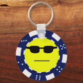 顔面青 キーホルダー (正面)