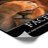 顔面 ポスター (角)