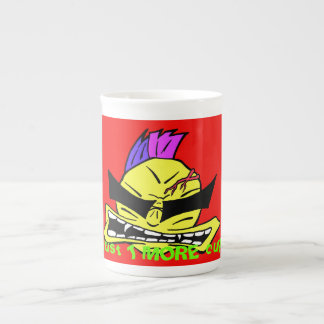 顔1つのより多くのコップのコーヒーカップ ボーンチャイナマグカップ