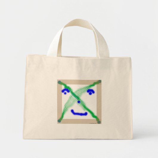 顔11バッグ ミニトートバッグ (正面)