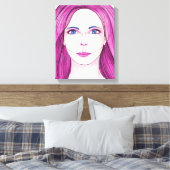顔1 キャンバスプリント (インサイチュ (寝室))