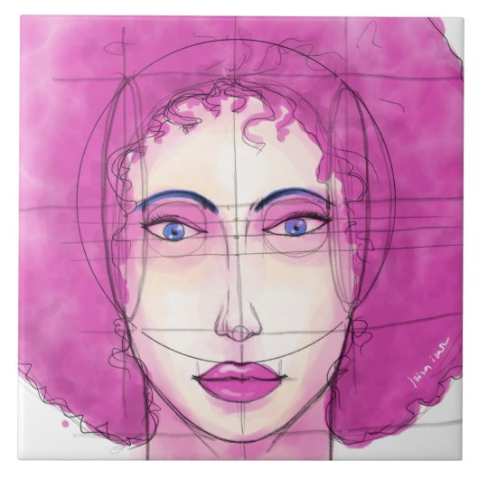 顔1 タイル (正面)