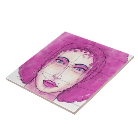 顔1 タイル (側面)