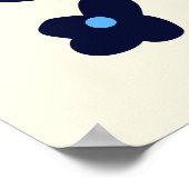 顔2顔ボホ抽象芸術 ポスター (角)