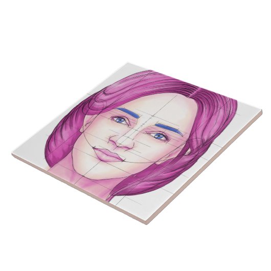 顔2 タイル (側面)